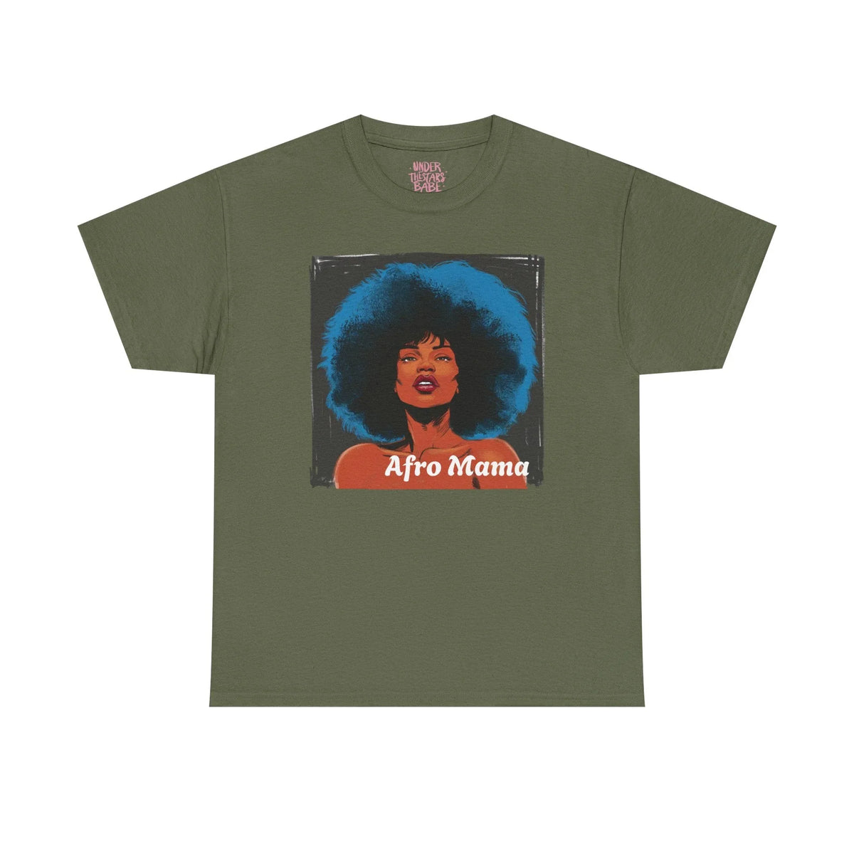 Afro Mama Unisex Tee | Bold Cultural Style & Comfort - underthestarsbabe