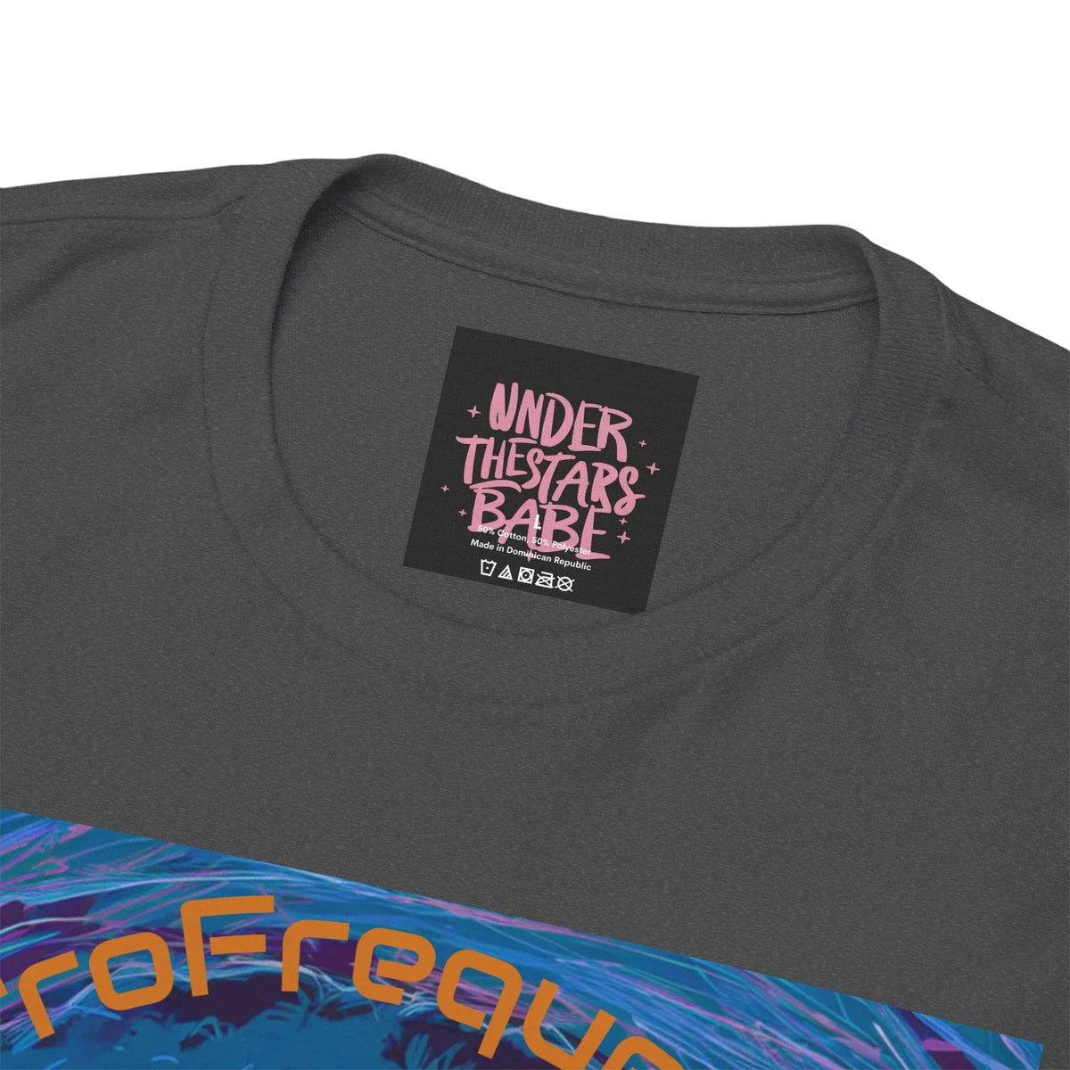 Artistic Afrofrequency Unisex T-Shirt - Vibrant Energy Design - underthestarsbabe