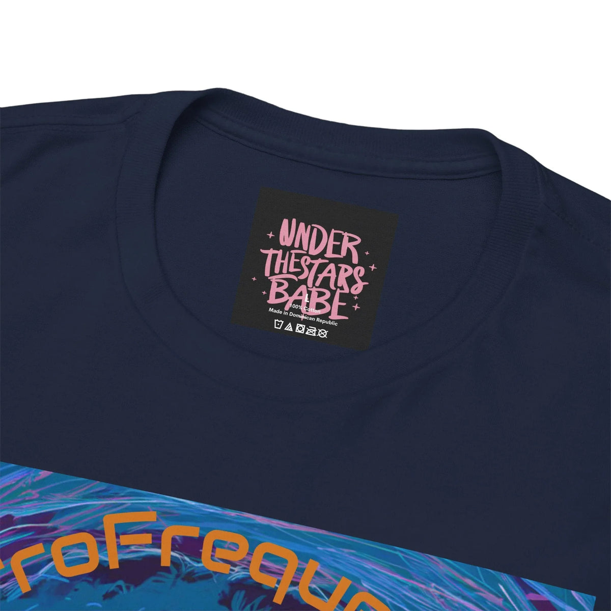 Artistic Afrofrequency Unisex T-Shirt - Vibrant Energy Design - underthestarsbabe