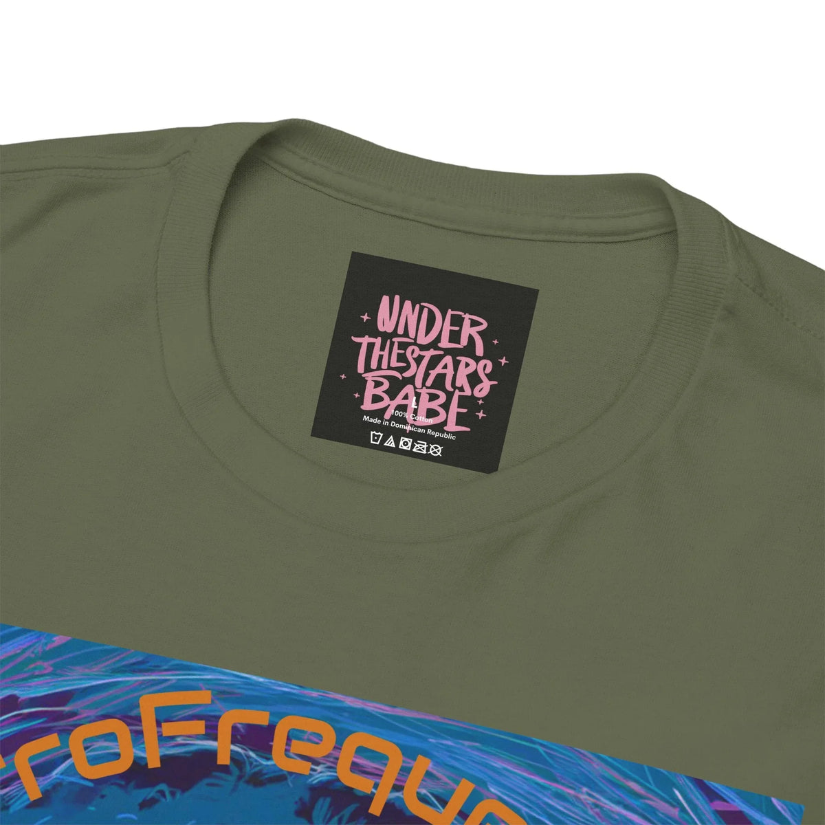 Artistic Afrofrequency Unisex T-Shirt - Vibrant Energy Design - underthestarsbabe