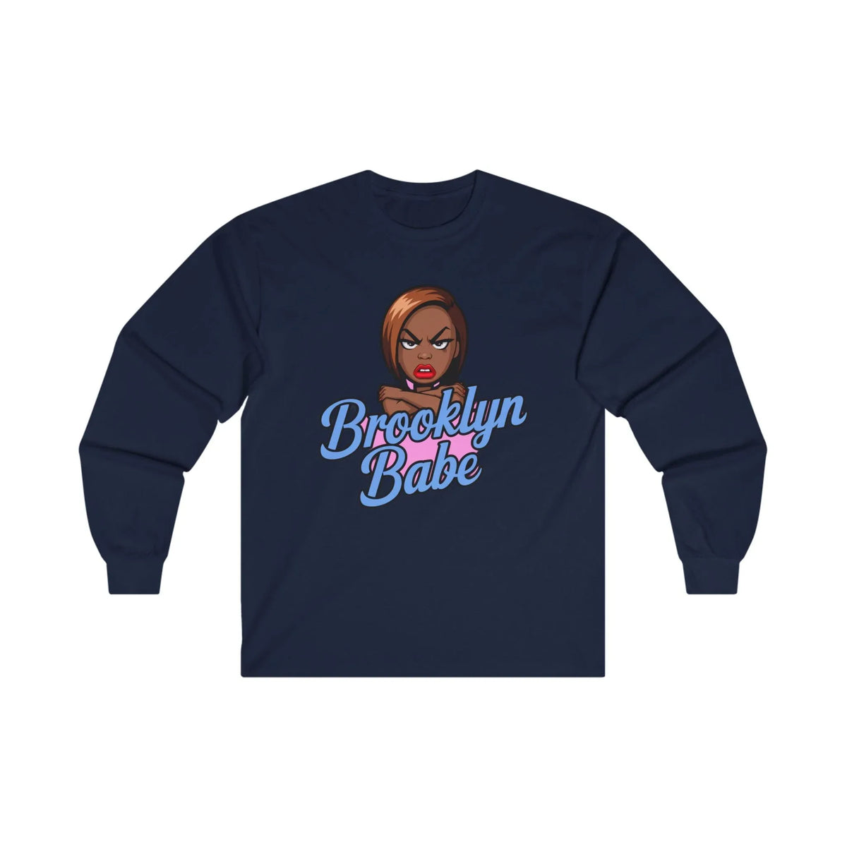 Brooklyn Babe Long Sleeve Tee - Under The Stars Babe - underthestarsbabe