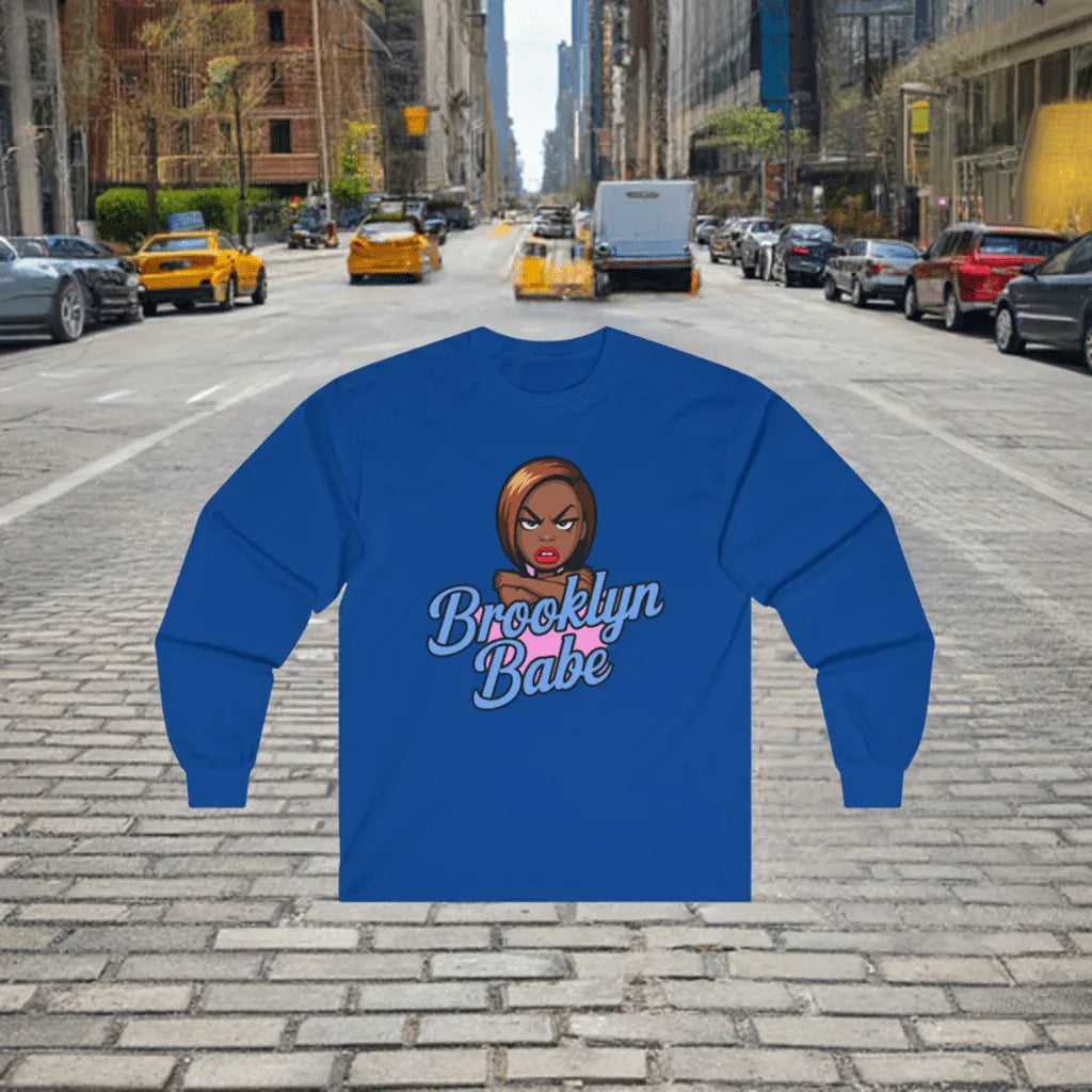 Brooklyn Babe Long Sleeve Tee - Under The Stars Babe - underthestarsbabe