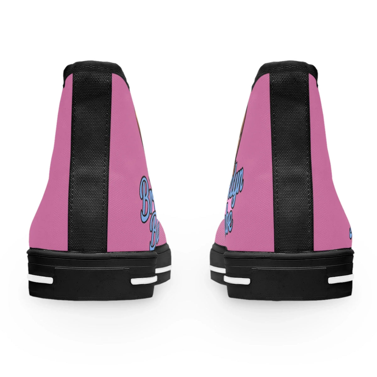 Brooklyn Babe Trendy Hi-Top Sneakers | Under The Stars Babe - underthestarsbabe