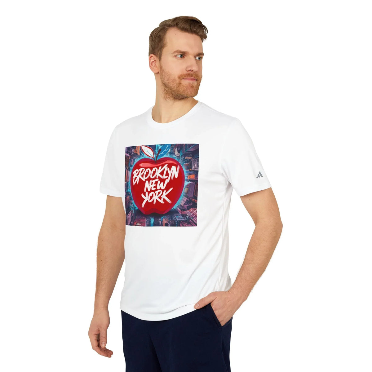 Brooklyn NY Adidas® Unisex Sport T-Shirt - Under The Stars Babe - underthestarsbabe
