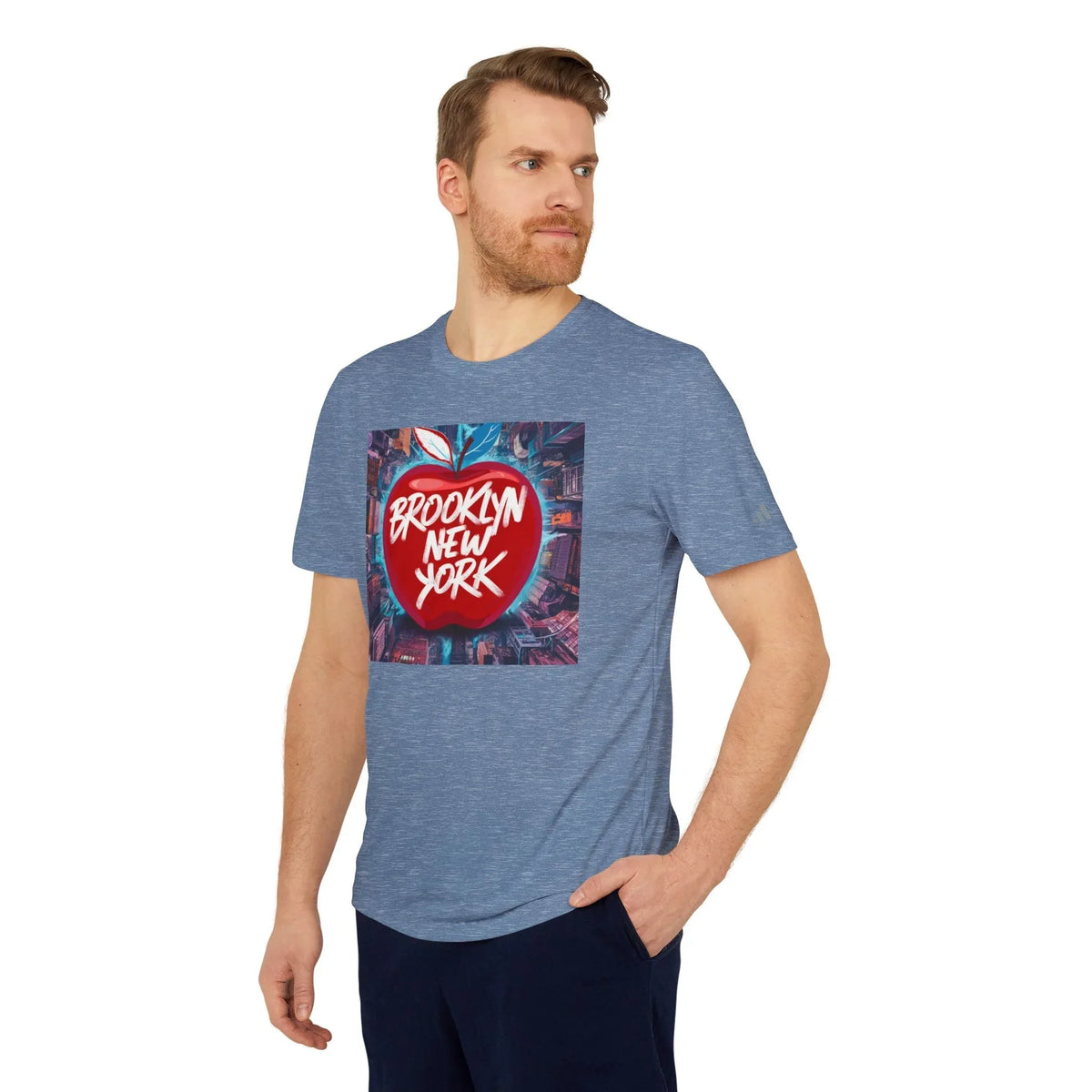 Brooklyn NY Adidas® Unisex Sport T-Shirt - Under The Stars Babe - underthestarsbabe
