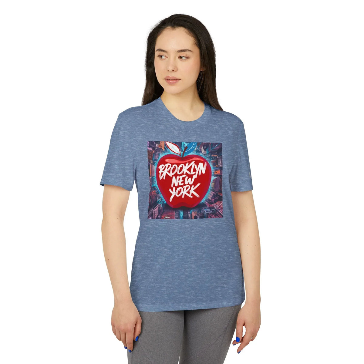 Brooklyn NY Adidas® Unisex Sport T-Shirt - Under The Stars Babe - underthestarsbabe