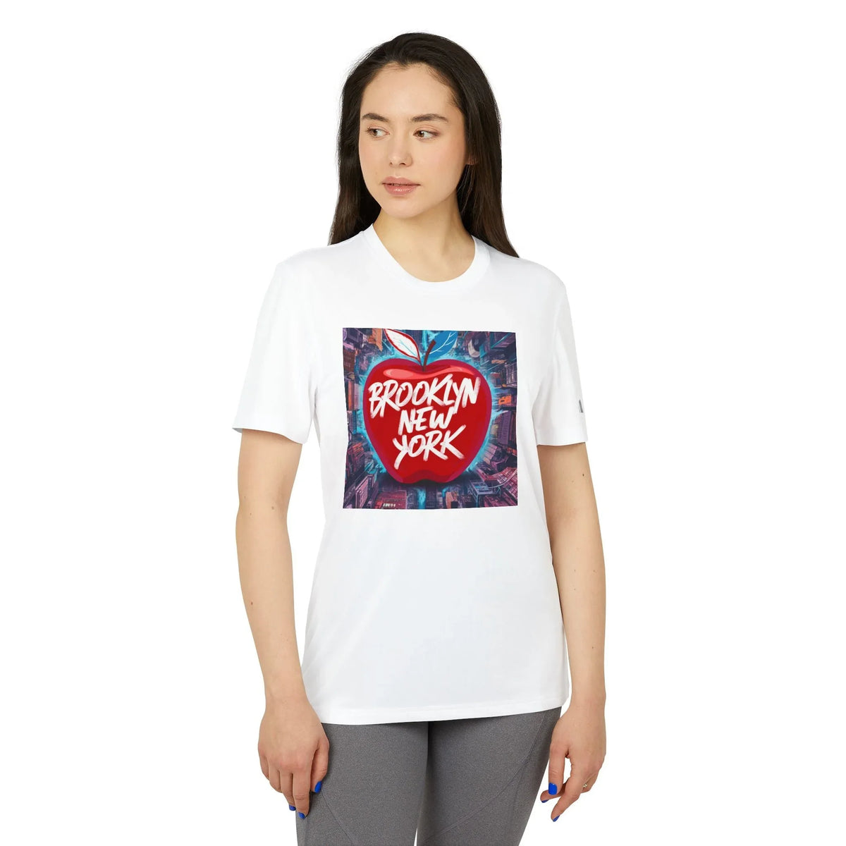 Brooklyn NY Adidas® Unisex Sport T-Shirt - Under The Stars Babe - underthestarsbabe