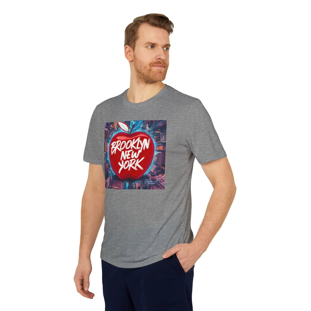 Brooklyn NY Adidas® Unisex Sport T-Shirt - Under The Stars Babe - underthestarsbabe