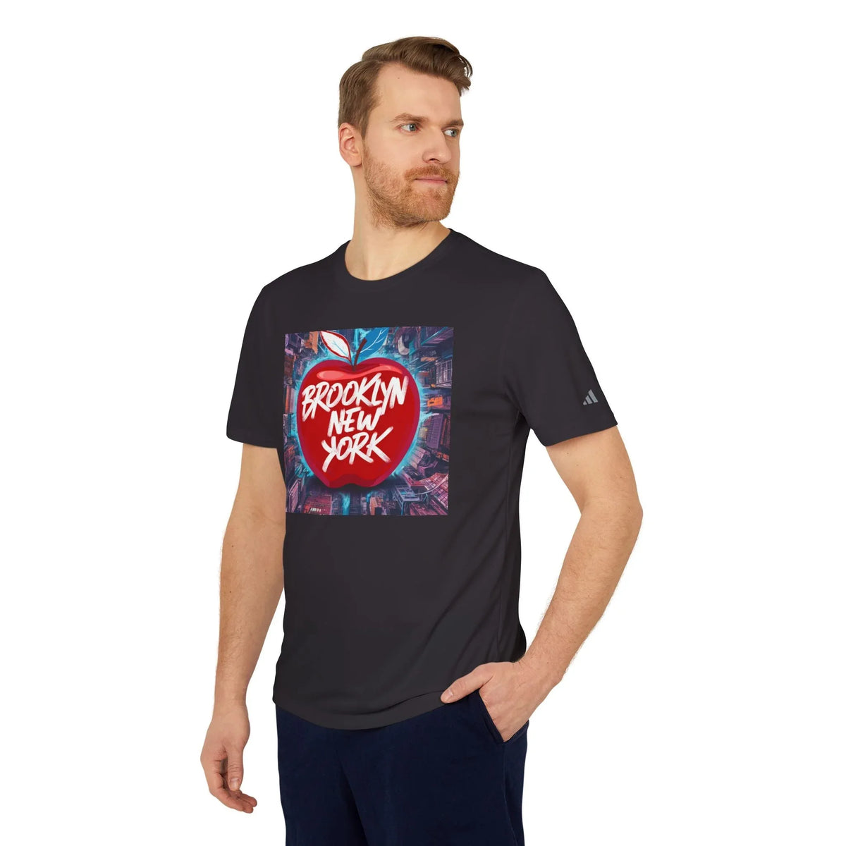Brooklyn NY Adidas® Unisex Sport T-Shirt - Under The Stars Babe - underthestarsbabe