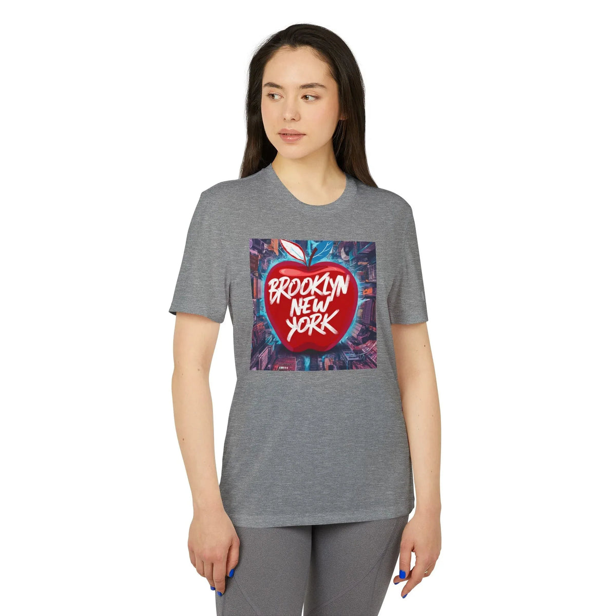 Brooklyn NY Adidas® Unisex Sport T-Shirt - Under The Stars Babe - underthestarsbabe