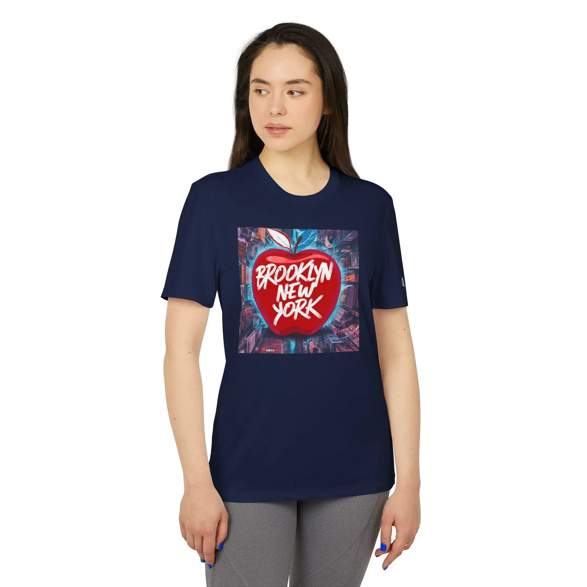 Brooklyn NY Adidas® Unisex Sport T-Shirt - Under The Stars Babe - underthestarsbabe