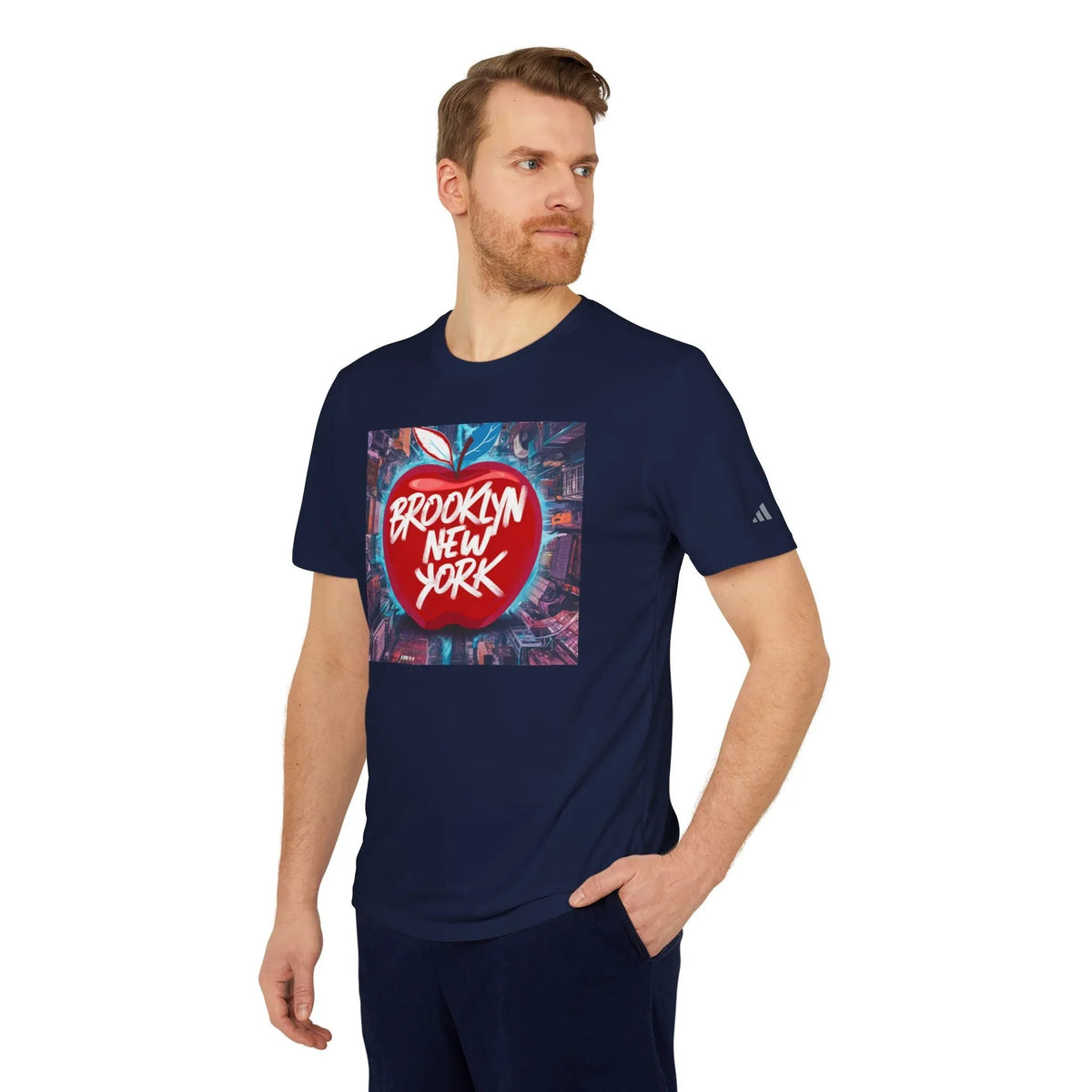 Brooklyn NY Adidas® Unisex Sport T-Shirt - Under The Stars Babe - underthestarsbabe