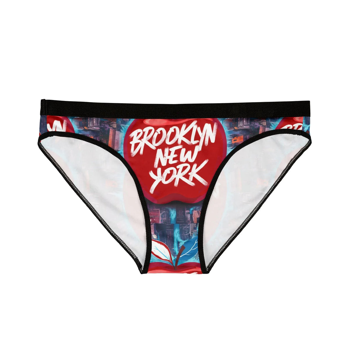 Brooklyn NY Apple Design Women's Briefs - Under The Stars Babe - underthestarsbabe
