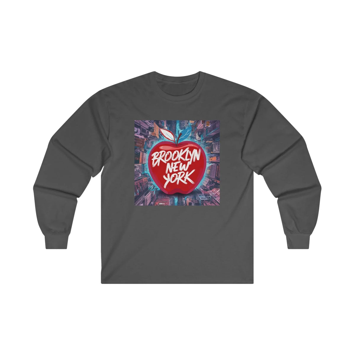 Brooklyn NY Long Sleeve Cotton Sweat Shirt - Under The Stars Babe - underthestarsbabe