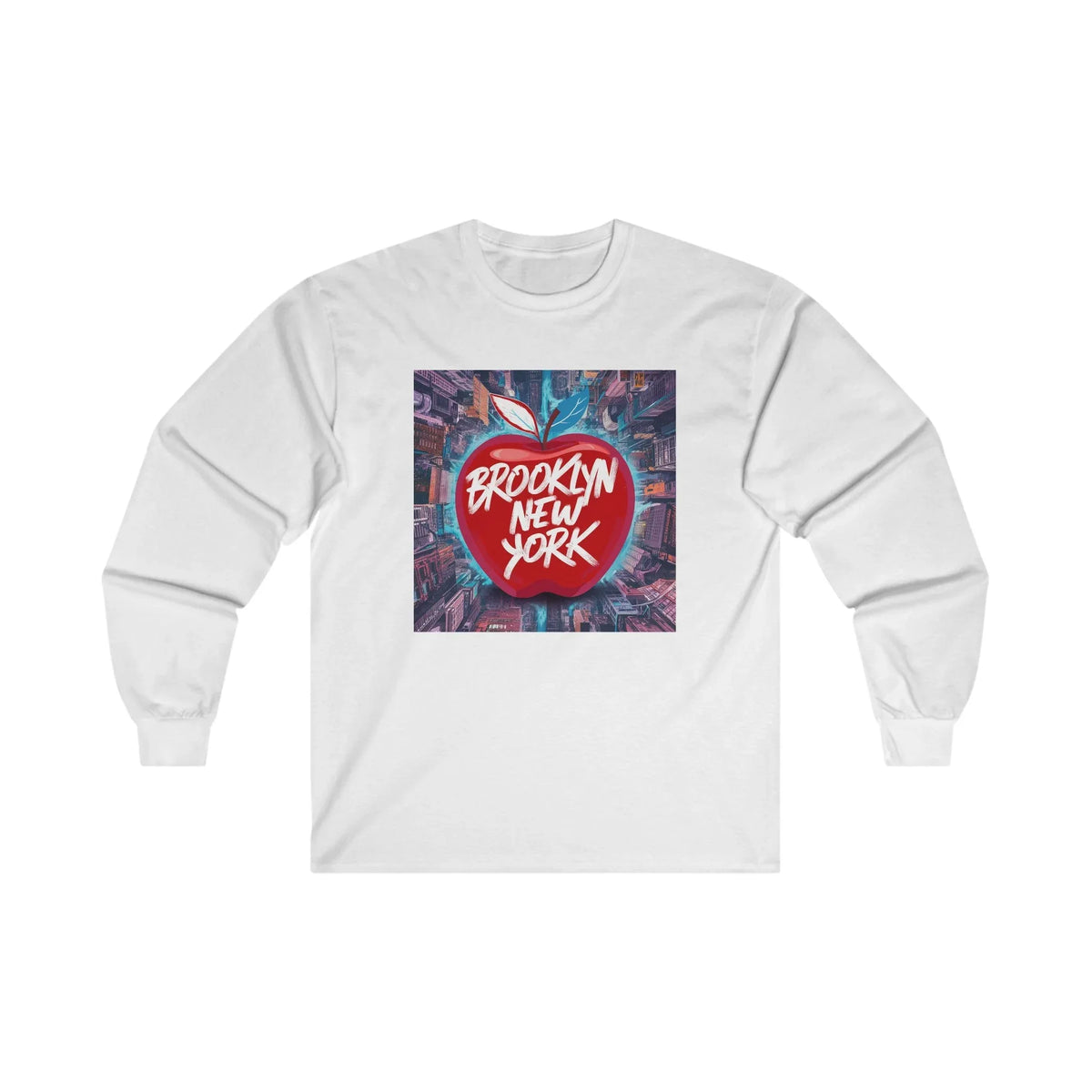 Brooklyn NY Long Sleeve Cotton Sweat Shirt - Under The Stars Babe - underthestarsbabe