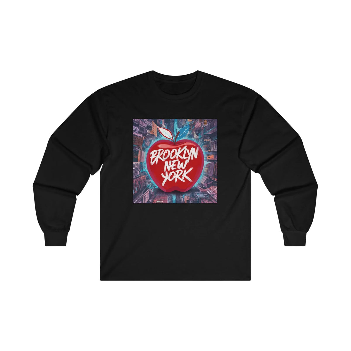 Brooklyn NY Long Sleeve Cotton Sweat Shirt - Under The Stars Babe - underthestarsbabe