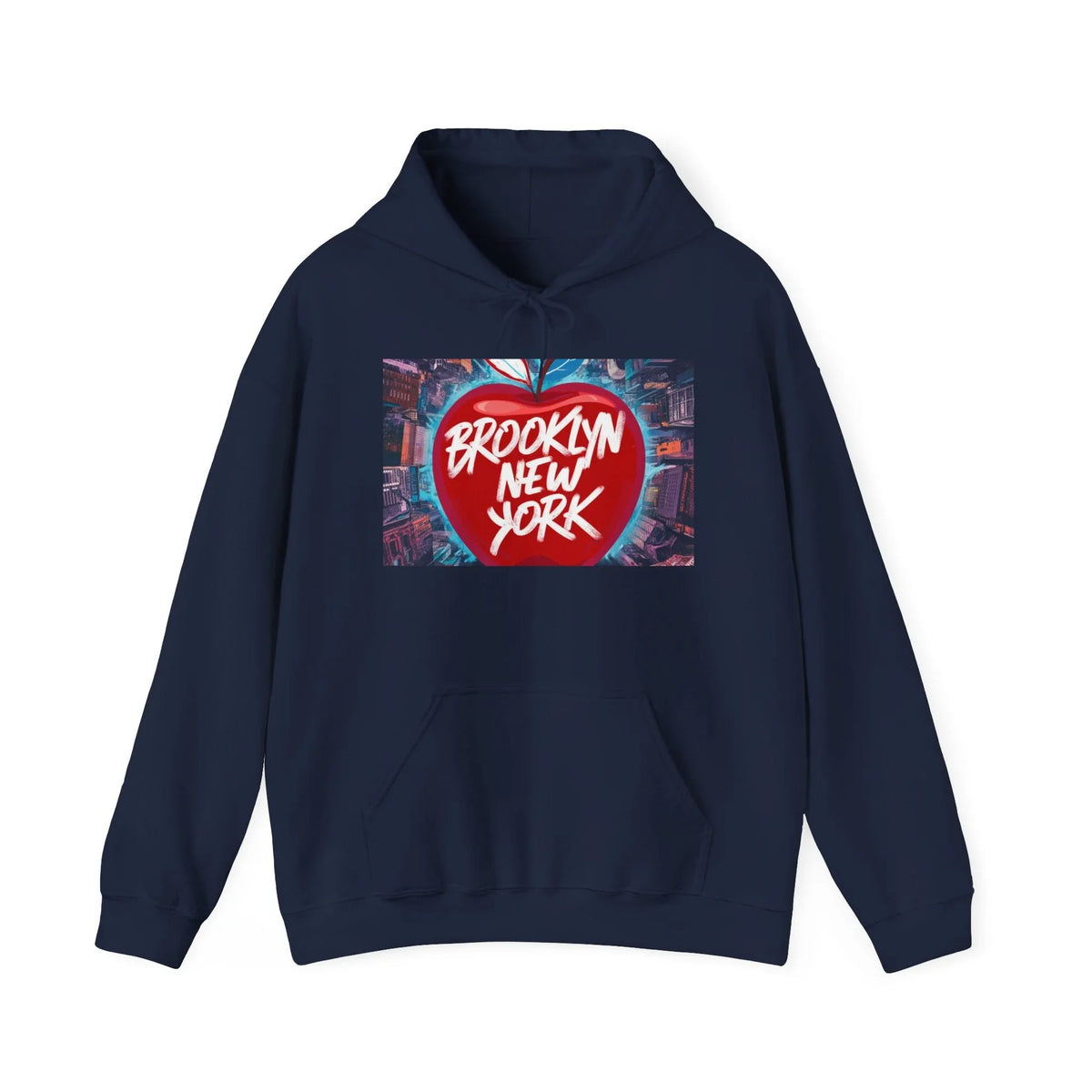 Brooklyn NY Unisex Cotton Hoodie - Under The Stars Babe - underthestarsbabe