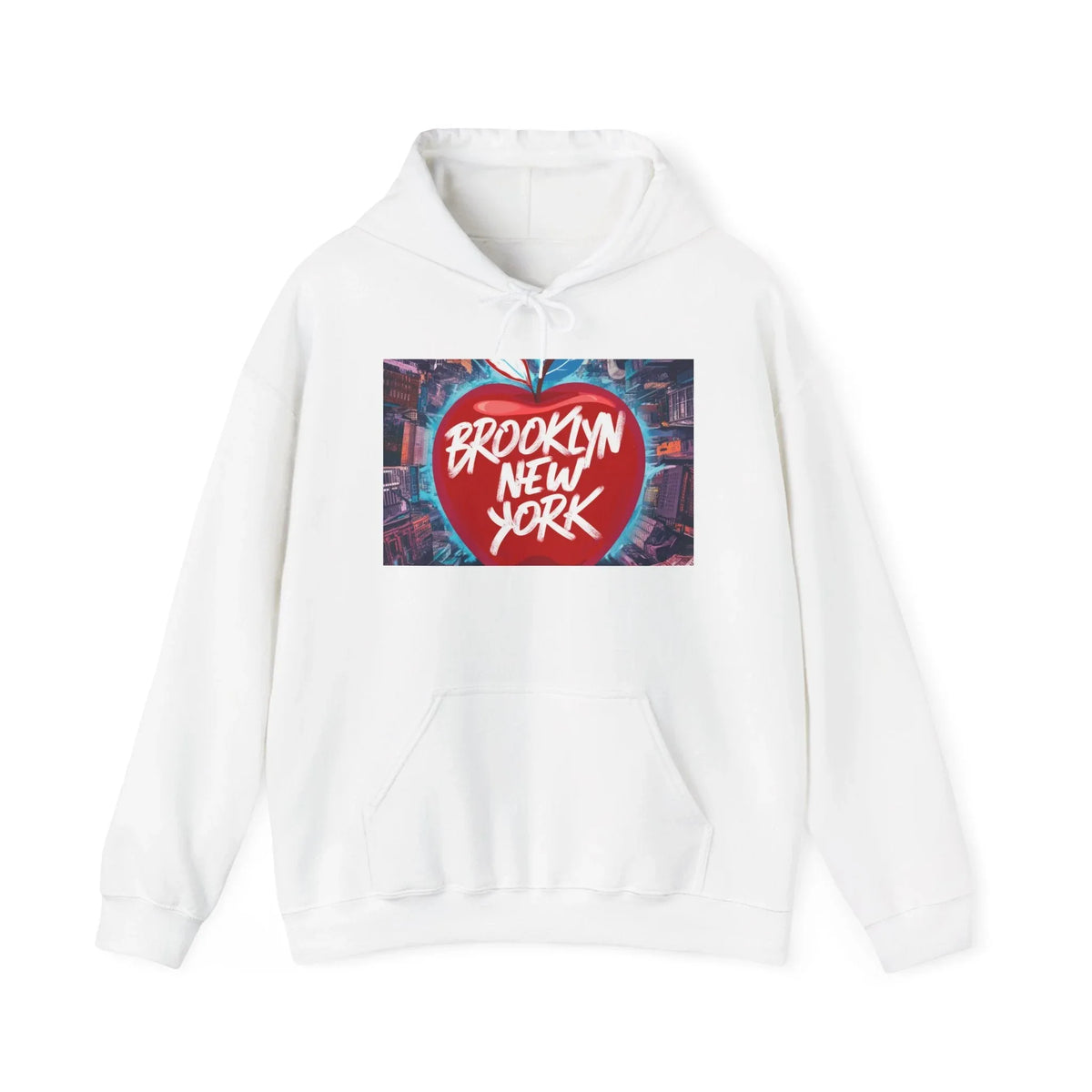 Brooklyn NY Unisex Cotton Hoodie - Under The Stars Babe - underthestarsbabe