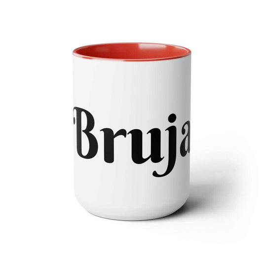 Bruja Two-Tone Coffee Mug 15oz - Mystical & Fun - Under the Stars Babe - underthestarsbabe