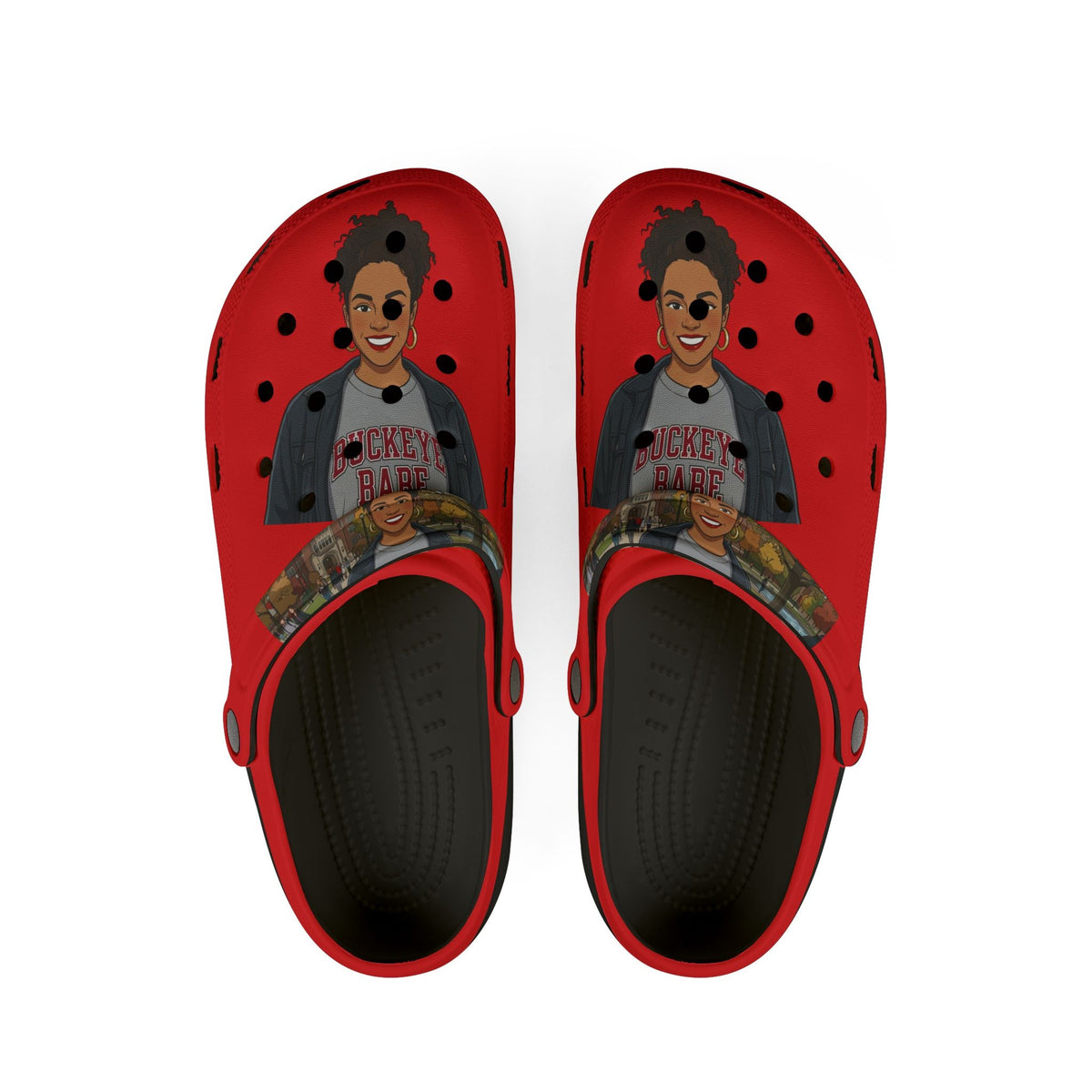 Buckeye Babe EVA Foam Clogs -Slip-On Shoes - underthestarsbabe.shop