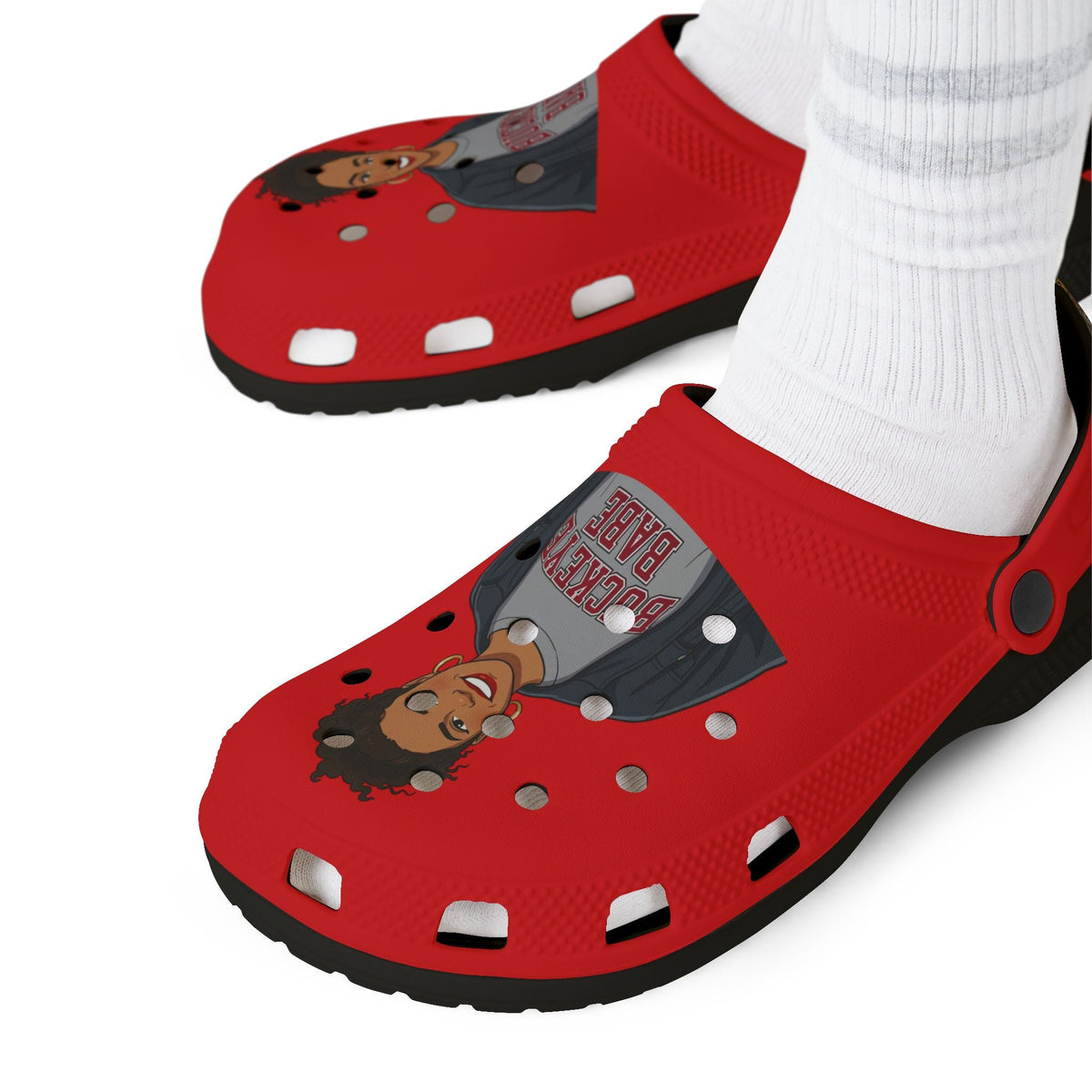 Buckeye Babe EVA Foam Clogs -Slip-On Shoes - underthestarsbabe.shop