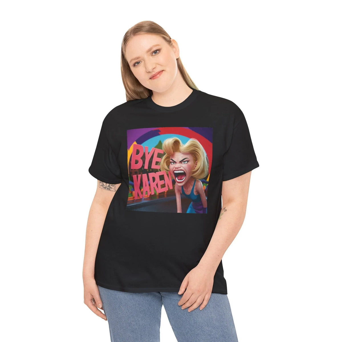 Bye Karen Unisex Heavy Cotton Tee - Funny & Bold - Under the Stars Babe - underthestarsbabe