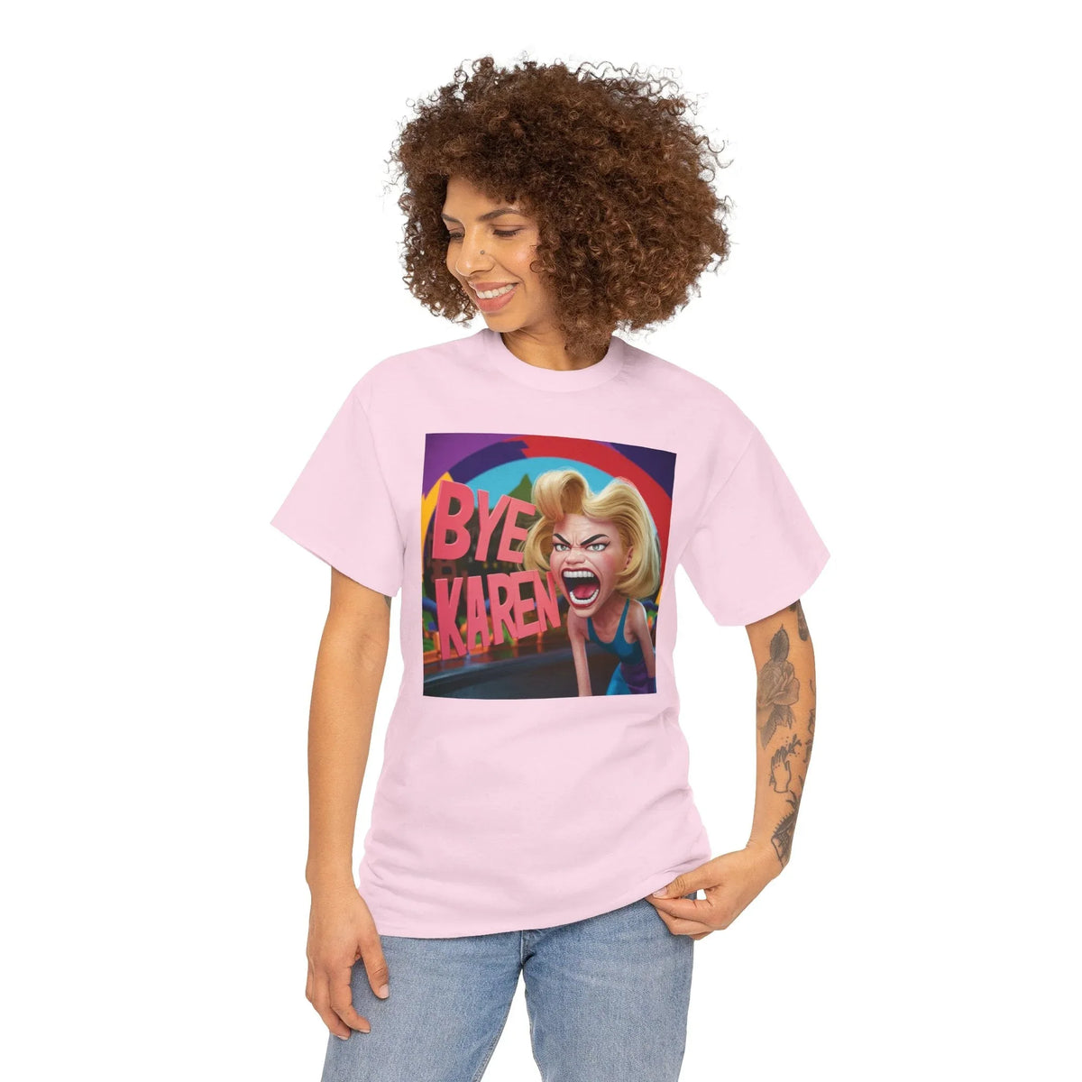 Bye Karen Unisex Heavy Cotton Tee - Funny & Bold - Under the Stars Babe - underthestarsbabe