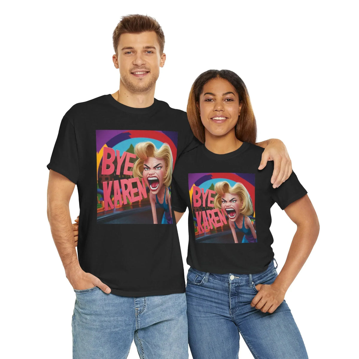 Bye Karen Unisex Heavy Cotton Tee - Funny & Bold - Under the Stars Babe - underthestarsbabe