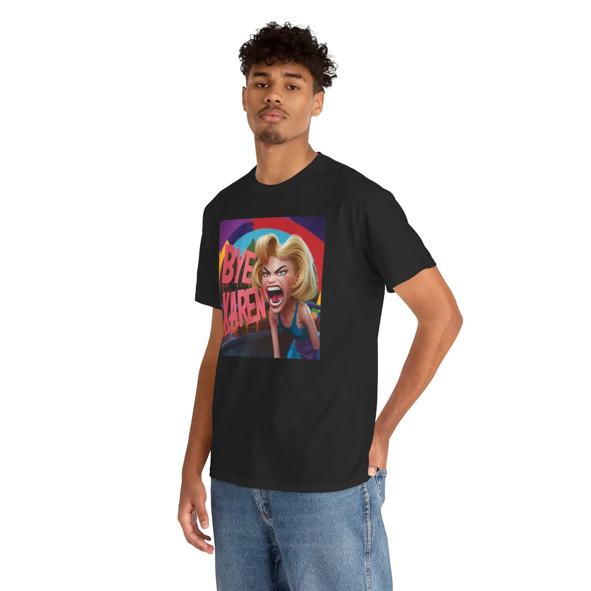 Bye Karen Unisex Heavy Cotton Tee - Funny & Bold - Under the Stars Babe - underthestarsbabe