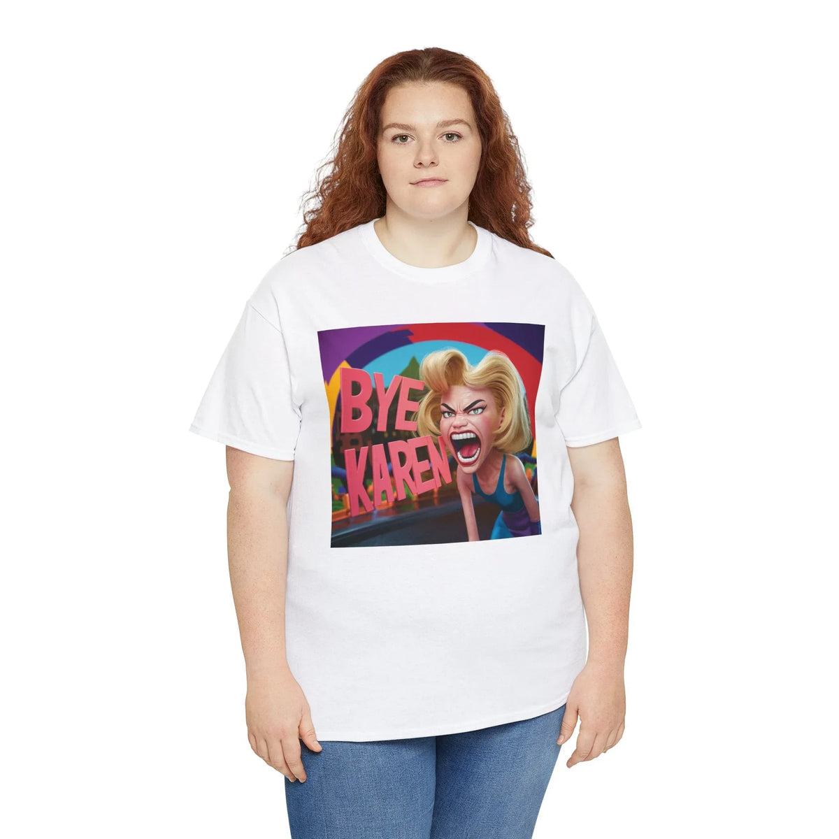 Bye Karen Unisex Heavy Cotton Tee - Funny & Bold - Under the Stars Babe - underthestarsbabe