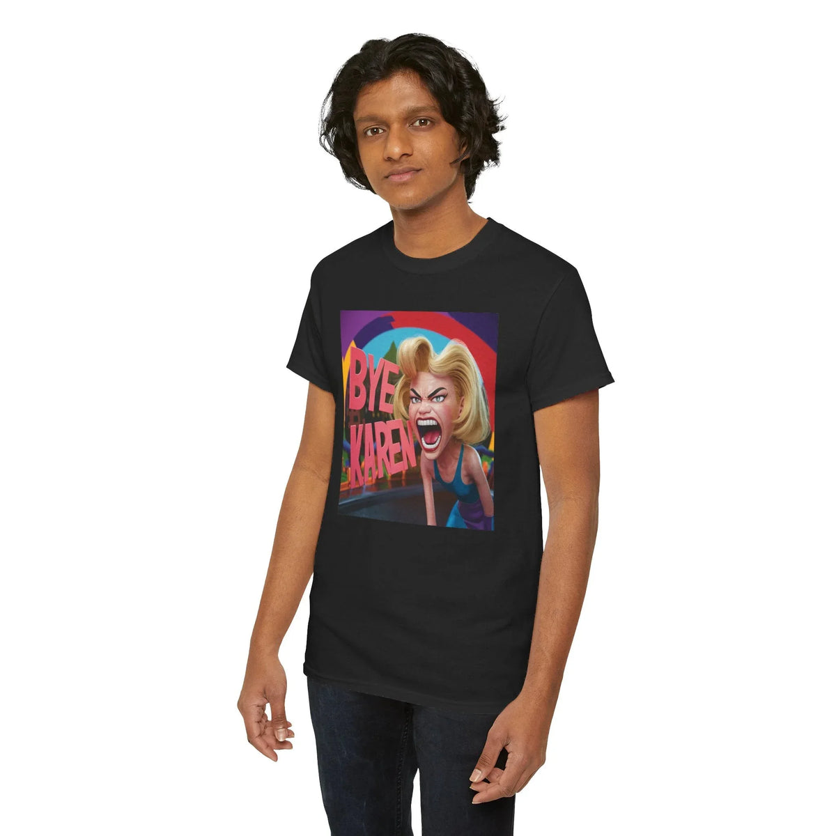 Bye Karen Unisex Heavy Cotton Tee - Funny & Bold - Under the Stars Babe - underthestarsbabe