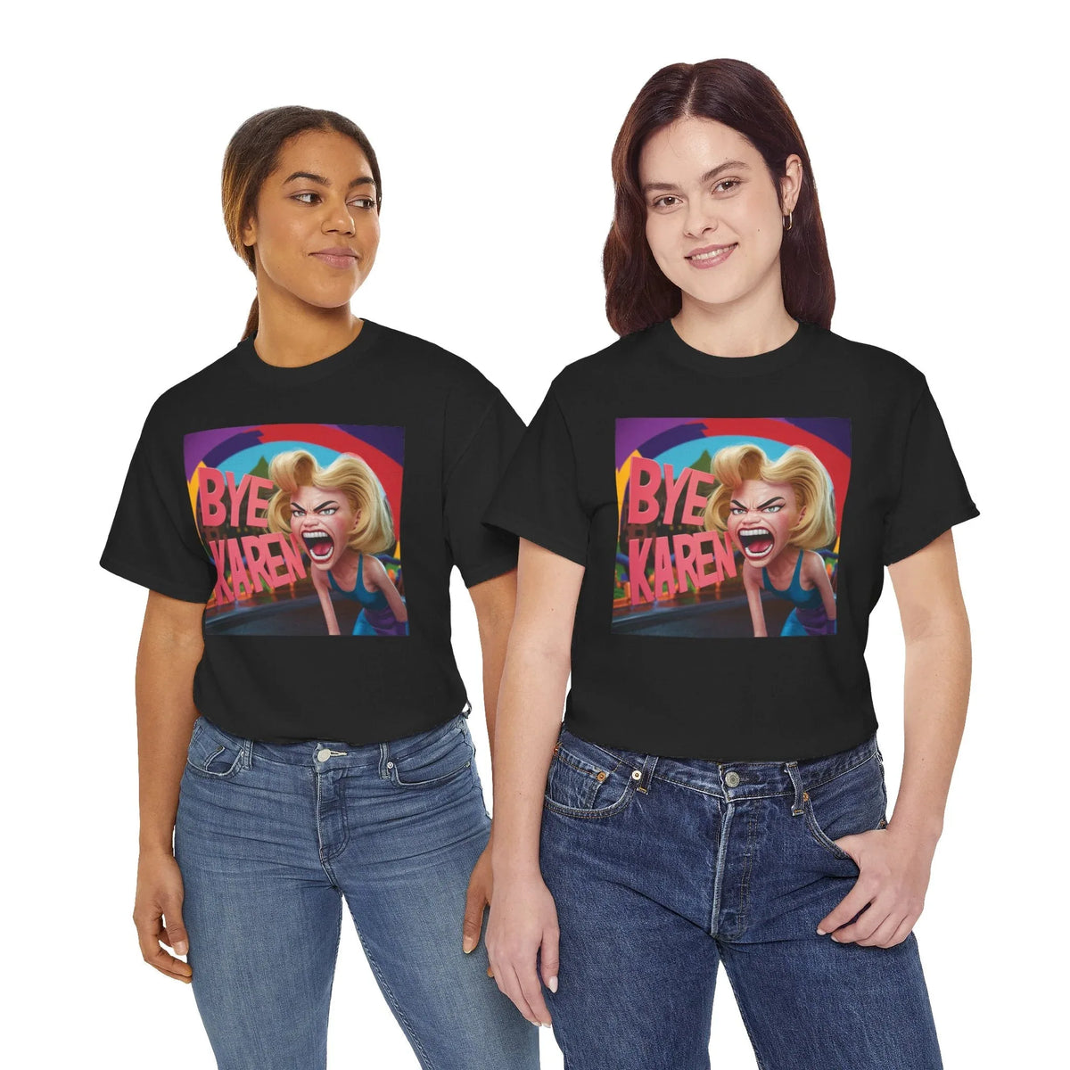 Bye Karen Unisex Heavy Cotton Tee - Funny & Bold - Under the Stars Babe - underthestarsbabe