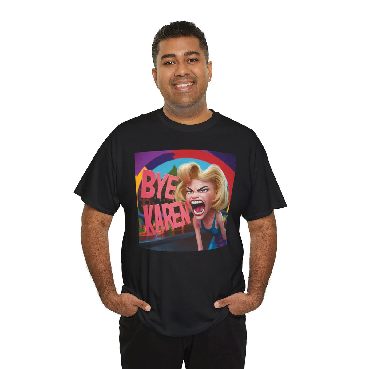 Bye Karen Unisex Heavy Cotton Tee - Funny & Bold - Under the Stars Babe - underthestarsbabe
