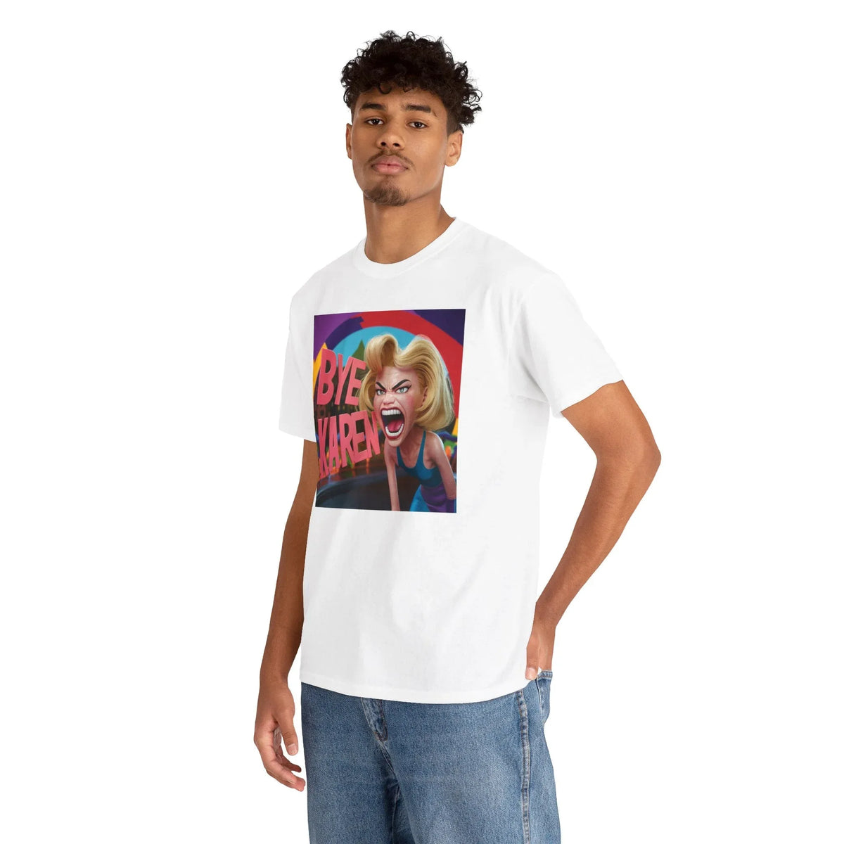 Bye Karen Unisex Heavy Cotton Tee - Funny & Bold - Under the Stars Babe - underthestarsbabe