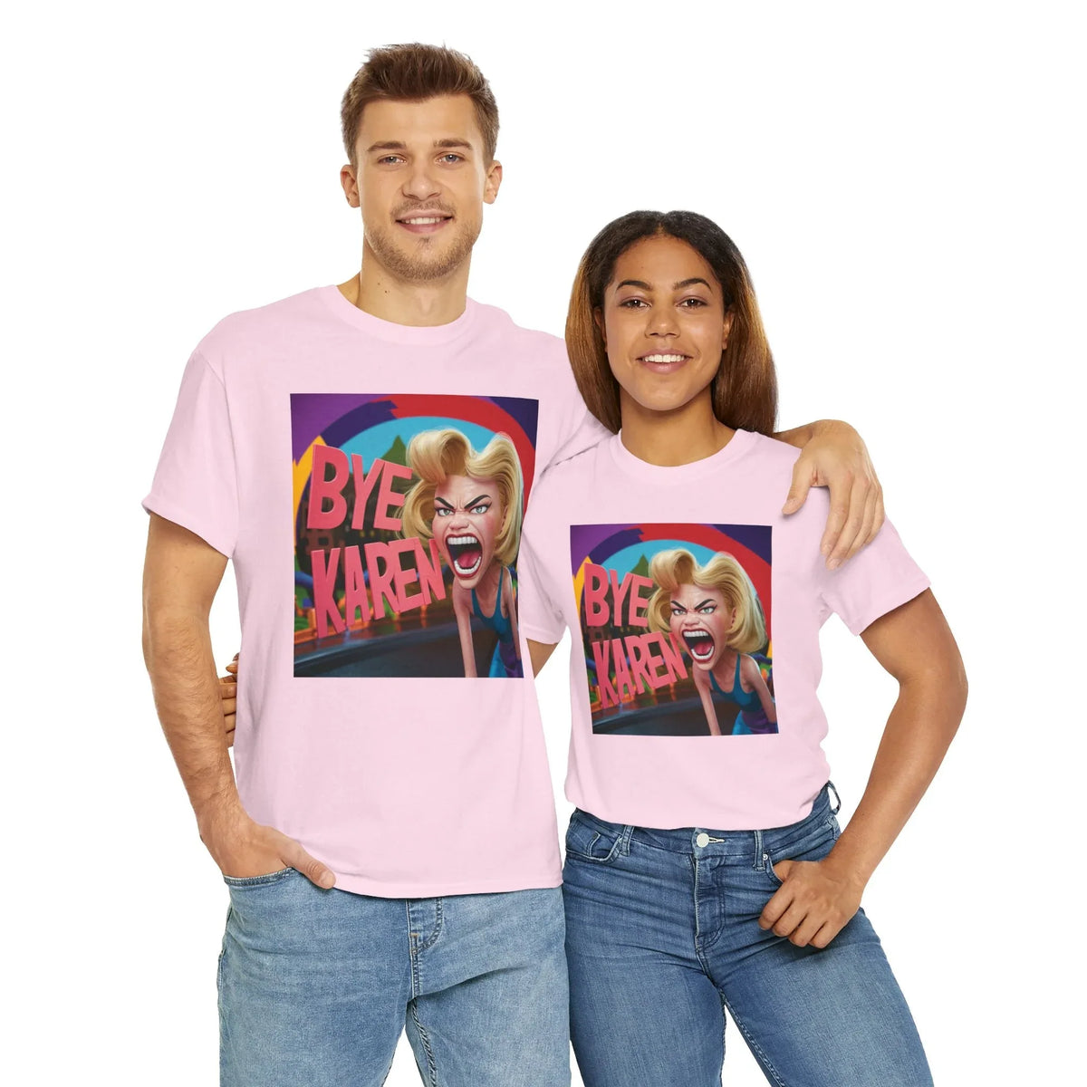 Bye Karen Unisex Heavy Cotton Tee - Funny & Bold - Under the Stars Babe - underthestarsbabe