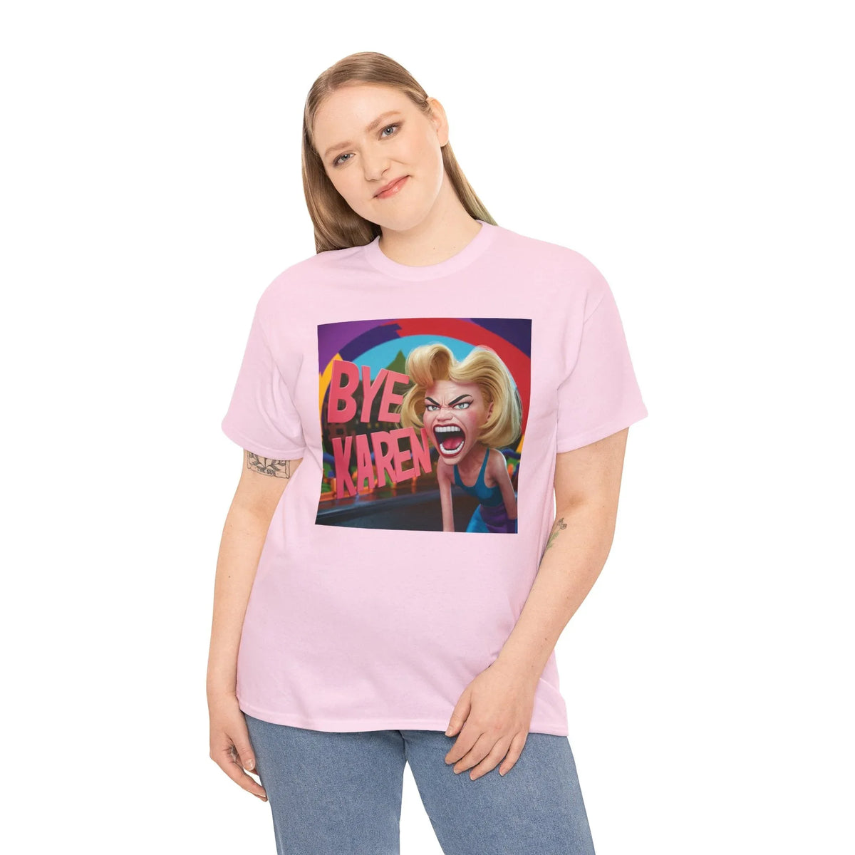 Bye Karen Unisex Heavy Cotton Tee - Funny & Bold - Under the Stars Babe - underthestarsbabe