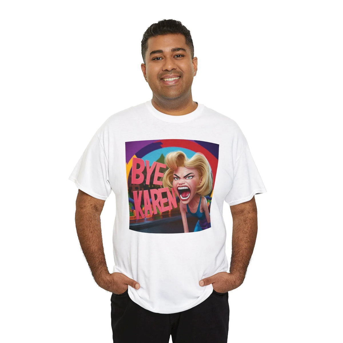 Bye Karen Unisex Heavy Cotton Tee - Funny & Bold - Under the Stars Babe - underthestarsbabe