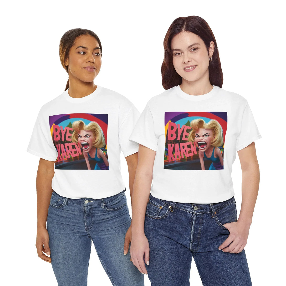Bye Karen Unisex Heavy Cotton Tee - Funny & Bold - Under the Stars Babe - underthestarsbabe