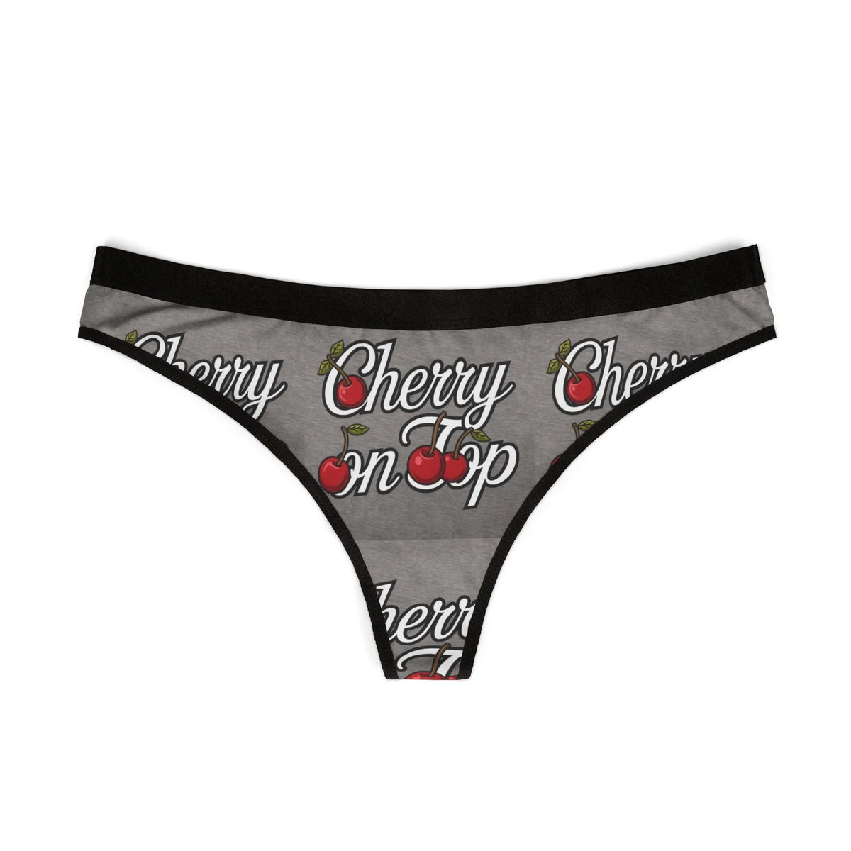 Cherry On Top Women's Thongs - Under The Stars Babe - underthestarsbabe