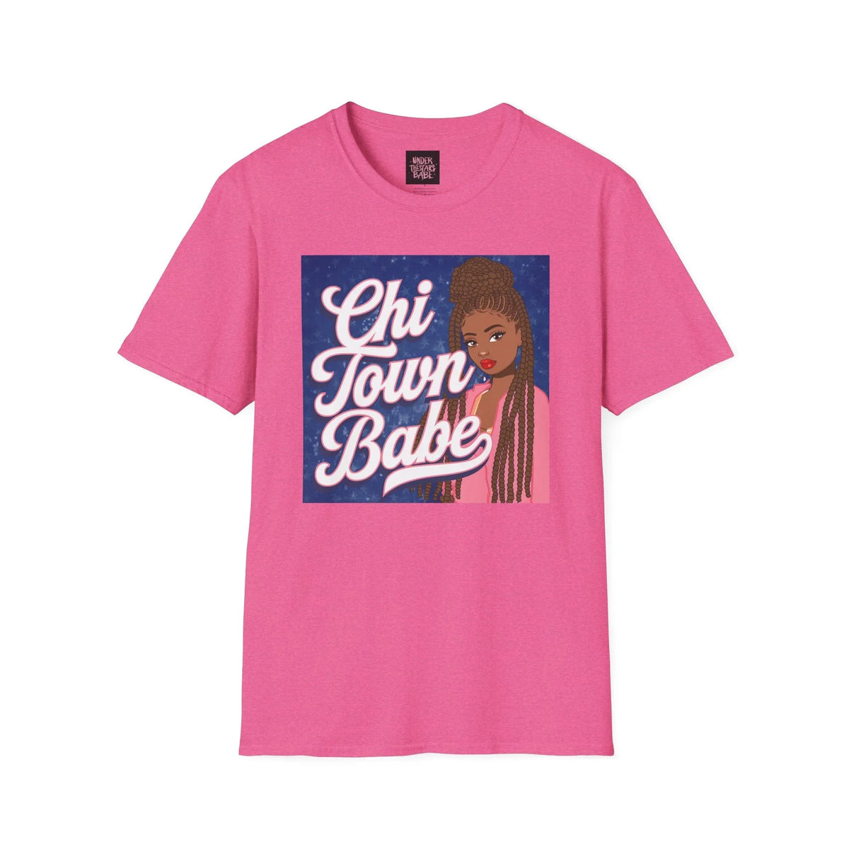 Chi-Town Babe Unisex Softstyle T-Shirt - Under The Stars Babe - underthestarsbabe