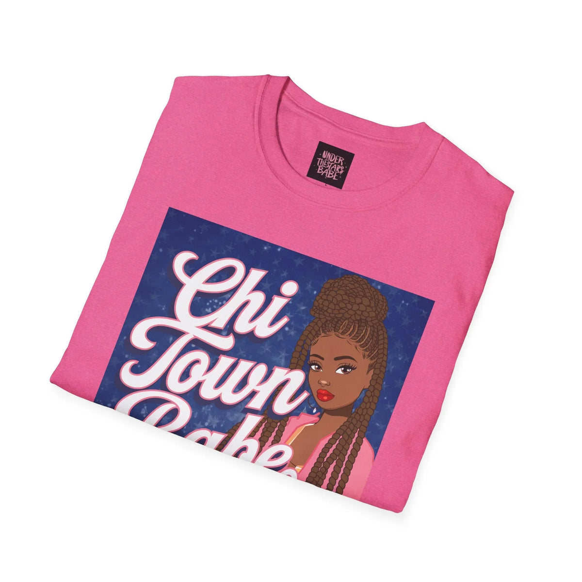 Chi-Town Babe Unisex Softstyle T-Shirt - Under The Stars Babe - underthestarsbabe