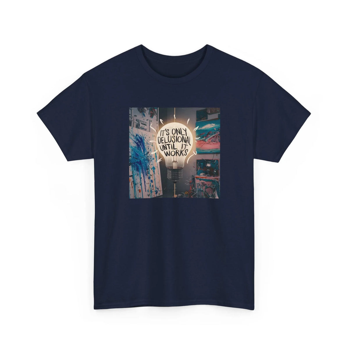 Delusional Unisex Heavy Cotton Tee - underthestarsbabe
