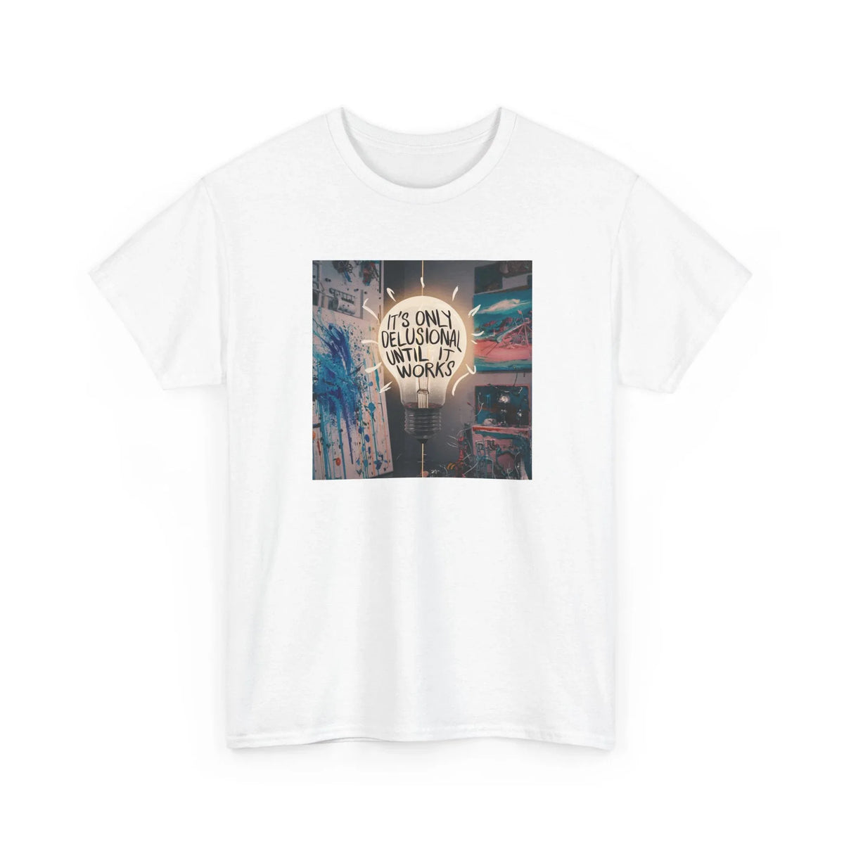 Delusional Unisex Heavy Cotton Tee - underthestarsbabe