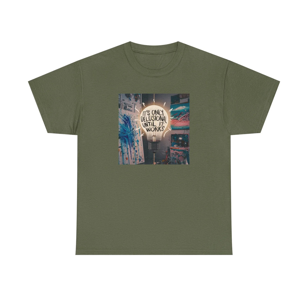 Delusional Unisex Heavy Cotton Tee - underthestarsbabe
