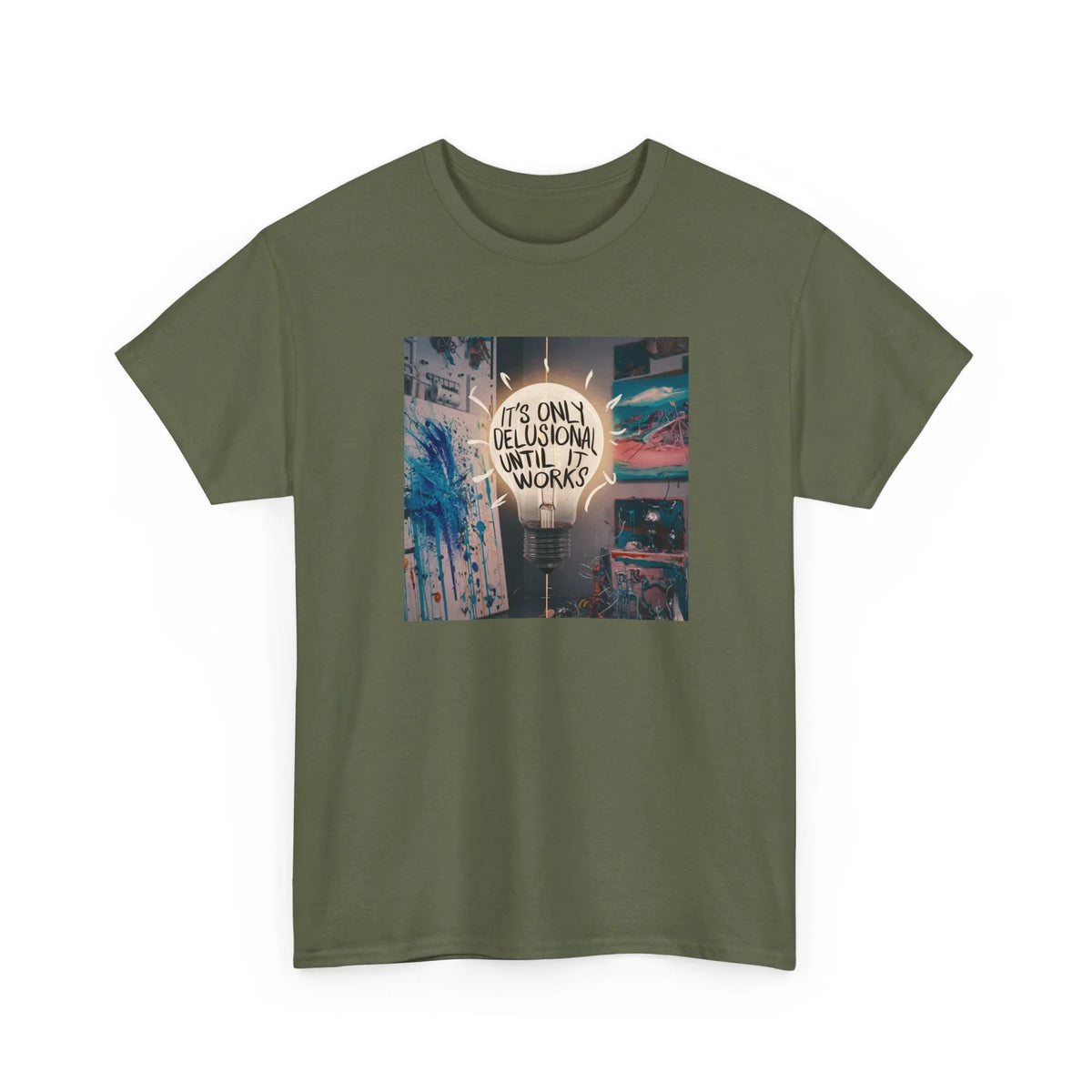 Delusional Unisex Heavy Cotton Tee - underthestarsbabe