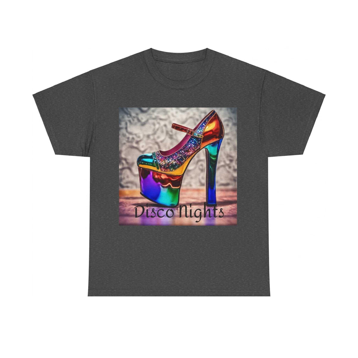 Disco Nights Unisex Heavy Cotton Tee - Retro Vibes - Under the Stars Babe - underthestarsbabe