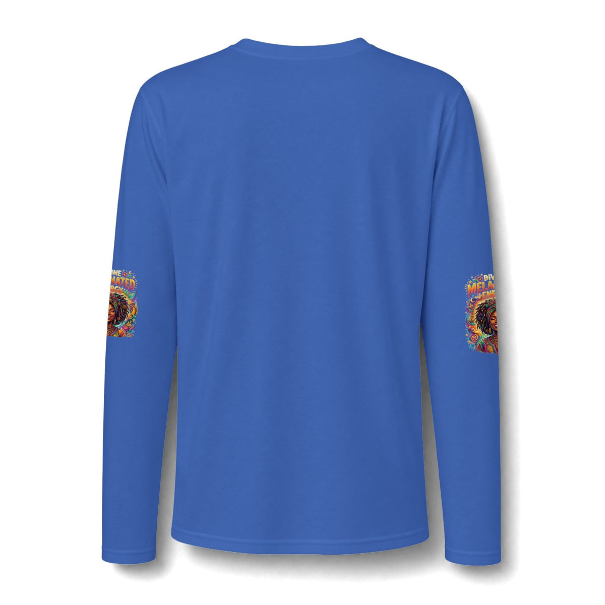 Divine Melanated Energy Woman Long Sleeve T-Shirt - underthestarsbabe.shop