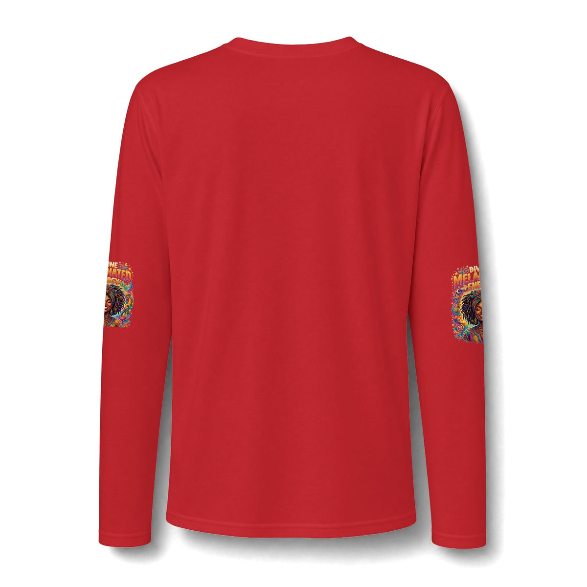 Divine Melanated Energy Woman Long Sleeve T-Shirt - underthestarsbabe.shop