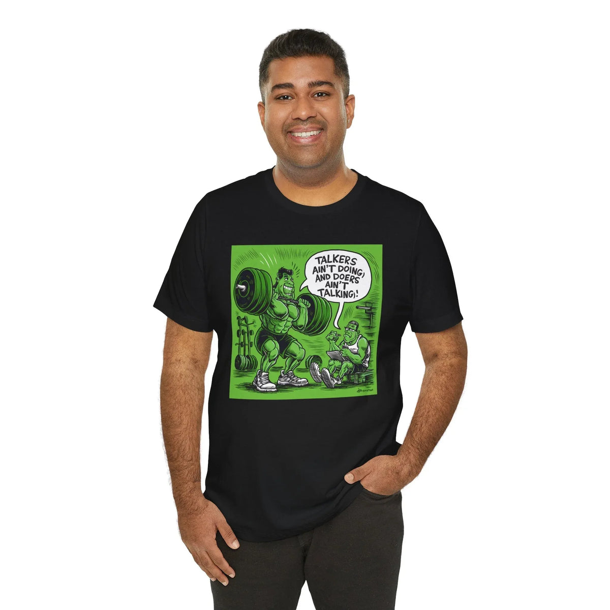 Doers Talkers Unisex Jersey Tee - Motivational & Bold - Under the Stars Babe - underthestarsbabe