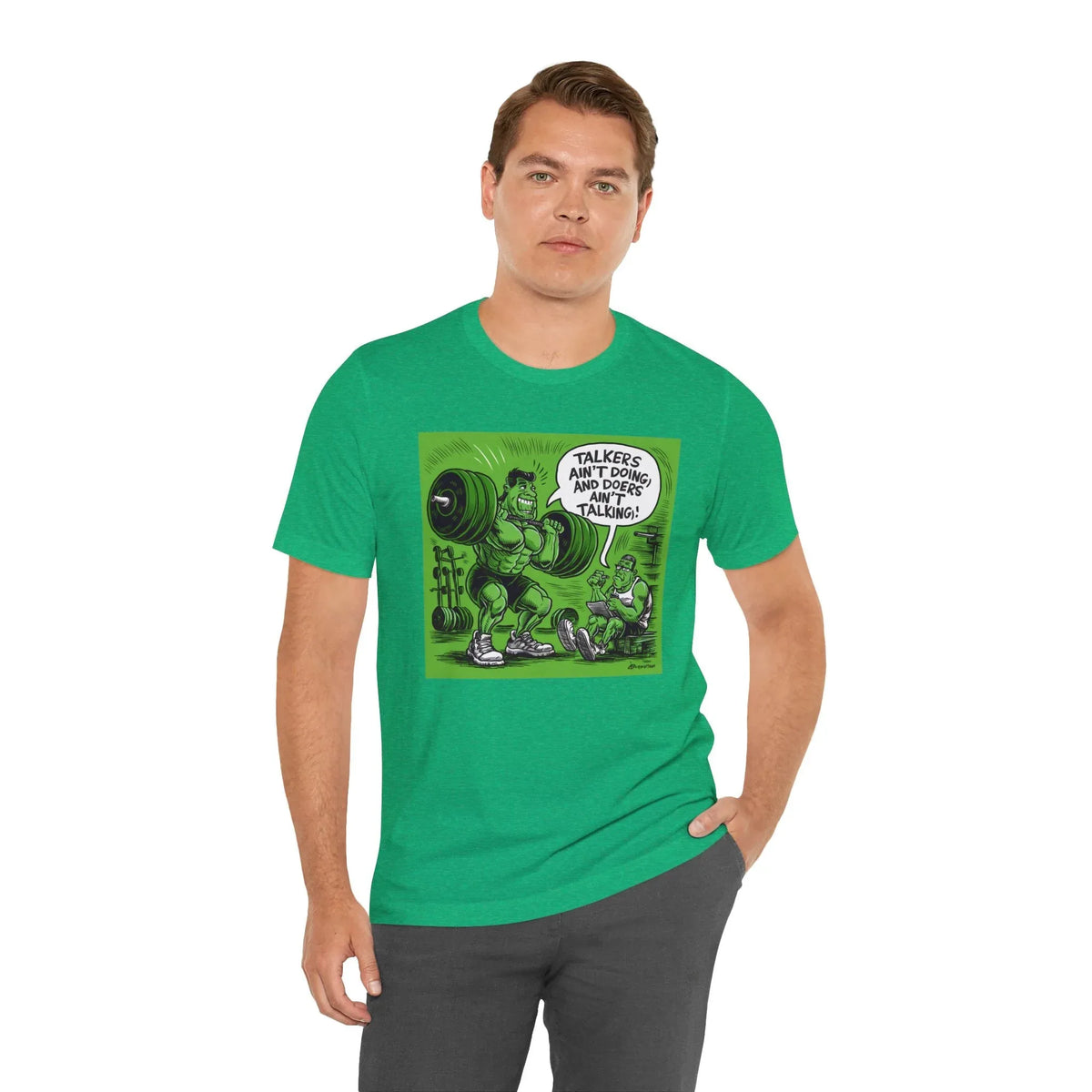 Doers Talkers Unisex Jersey Tee - Motivational & Bold - Under the Stars Babe - underthestarsbabe